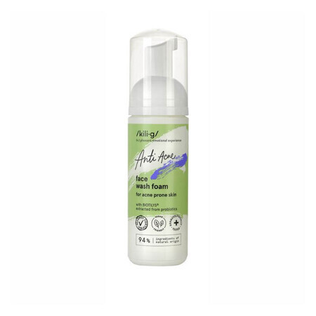 Schiuma detergente viso x150 ml, Kilig Anti Acne