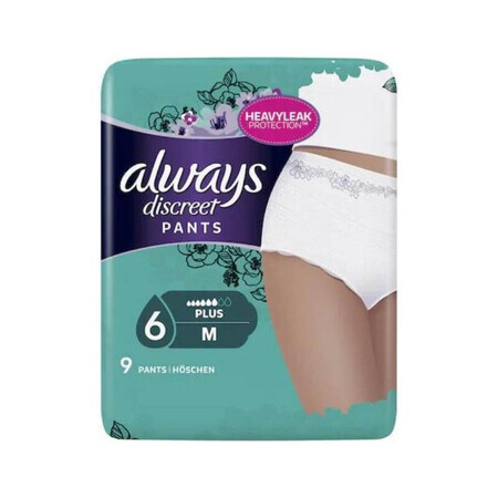 Always Discreet Pants Medium, 9 Stück