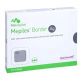 Mepilex Border Ag schuimverband 7x7,5 cm st 5 stuks