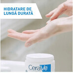 Crème hydratante pour le visage et le corps pour les peaux sèches et très sèches, 340 g, CeraVe