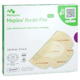 Mepilex Border Flex Schaumverb.haft.7,8x10 Cm Oval 5 St