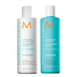 Pack capillaire lissant Shampooing + Conditionneur, 250+250 ml, Moroccanoil