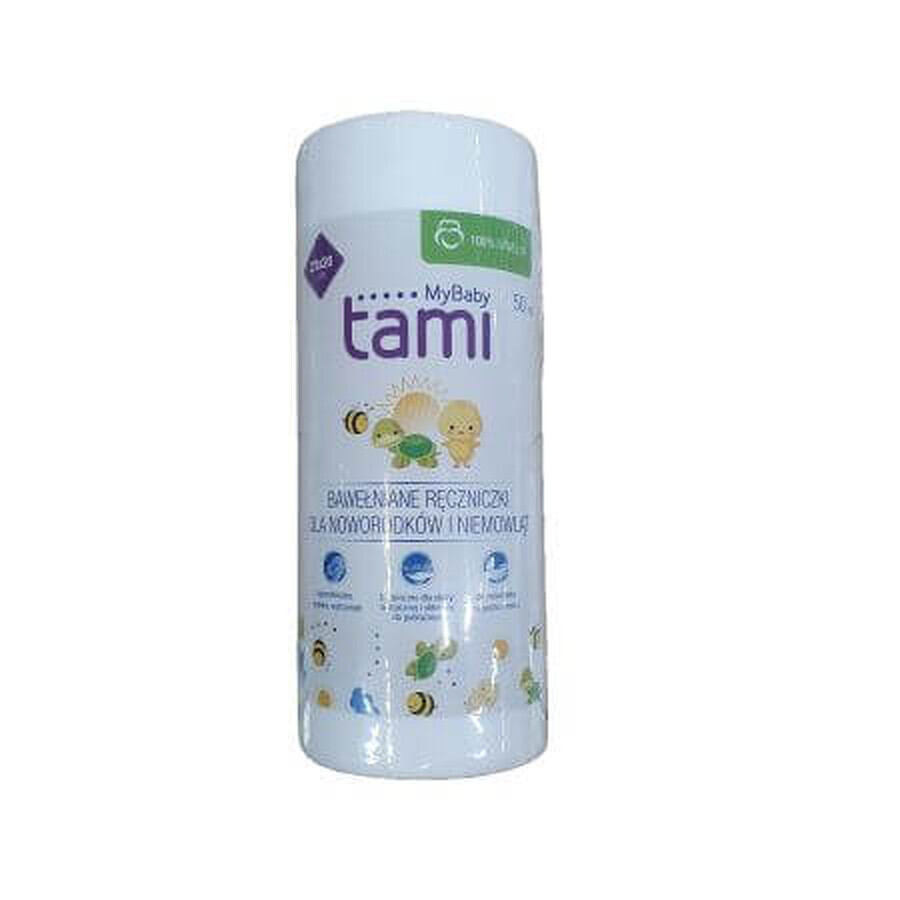 Nachfüllpackung für trockene Baumwollservietten, Tami