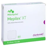 Mepilex XT 5x5 cm Foam Dressing, 5 pieces