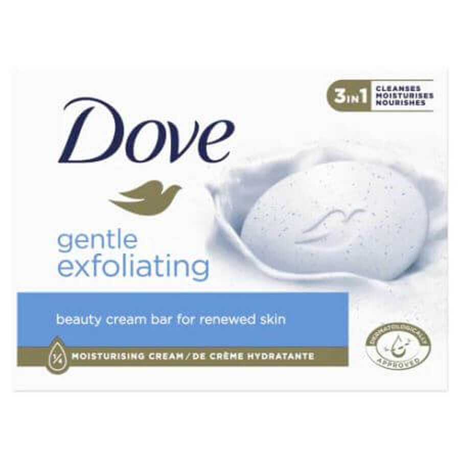 Savon exfoliant doux, 90 g, Dove