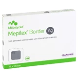 Mepilex Border Ag Foam Dressing, 10 x 12.5 cm, 5 pcs