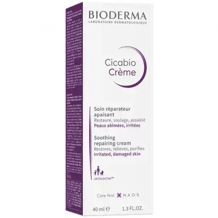 Bioderma Cicabio Crème hydratante pour irritations et blessures, 40 ml