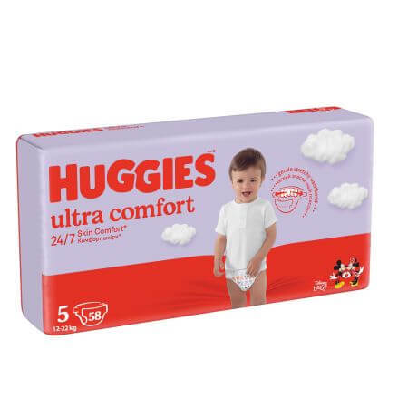 Ultra Comfort Windel, Nr.5, 12-22 kg, 58 Stück, Huggies