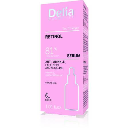Anti-Falten-Serum mit Retinol, 30 ml, Delia Cosmetics