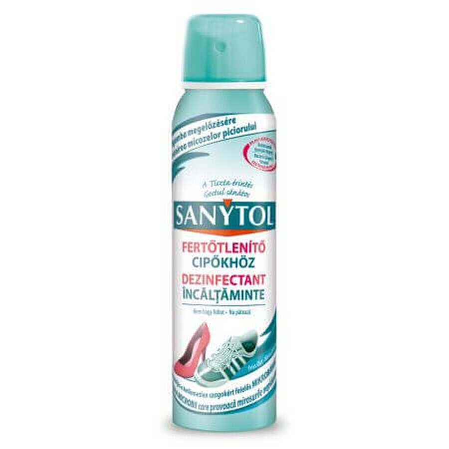 Spray désinfectant pour chaussures, 150 ml, Sanytol
