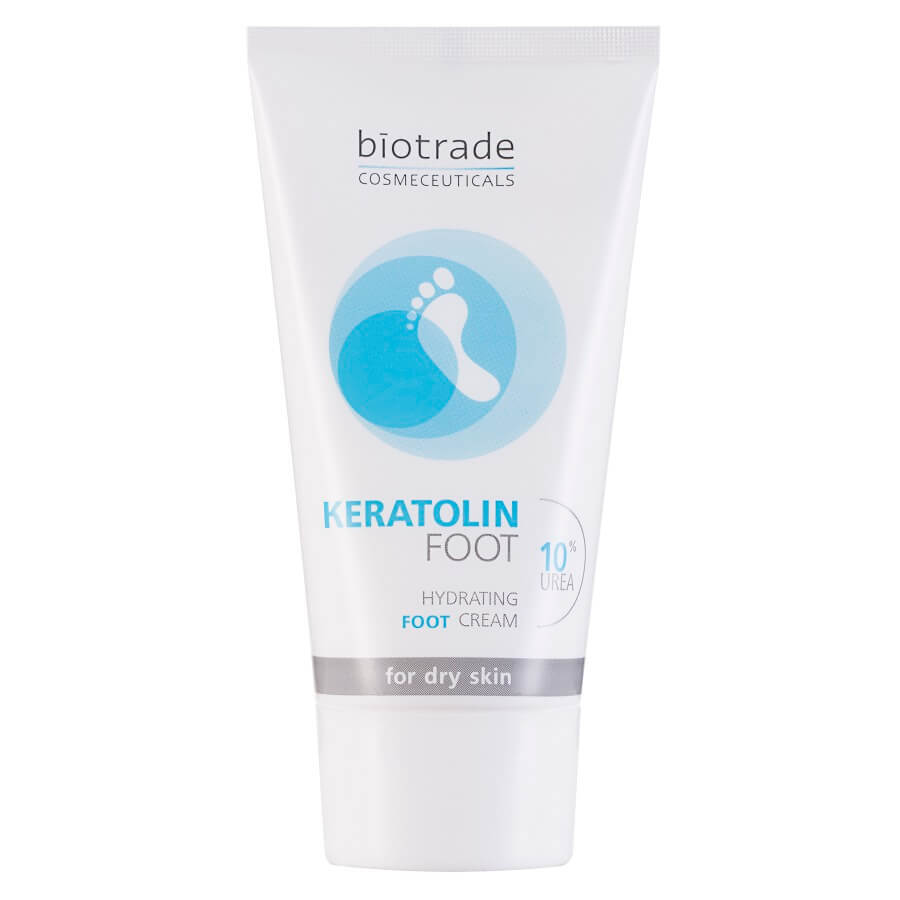 Crema piedi idratante con 10% cheratolina piedi, 50 ml, Biotrade