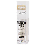 Huile à lèvres French Kiss 01 French Kiss 01, 3 ml, Andreia Makeup