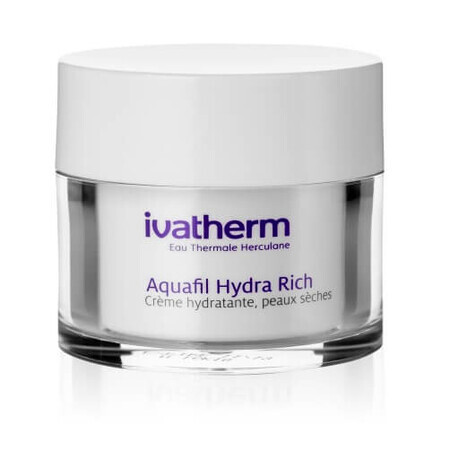 Crème hydratante pour peaux sèches Aquafil Hydra Rich, 50 ml, Ivatherm