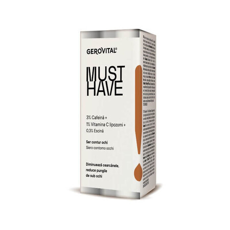 7190 Gerovital Must Have Siero contorno occhi, 30ml