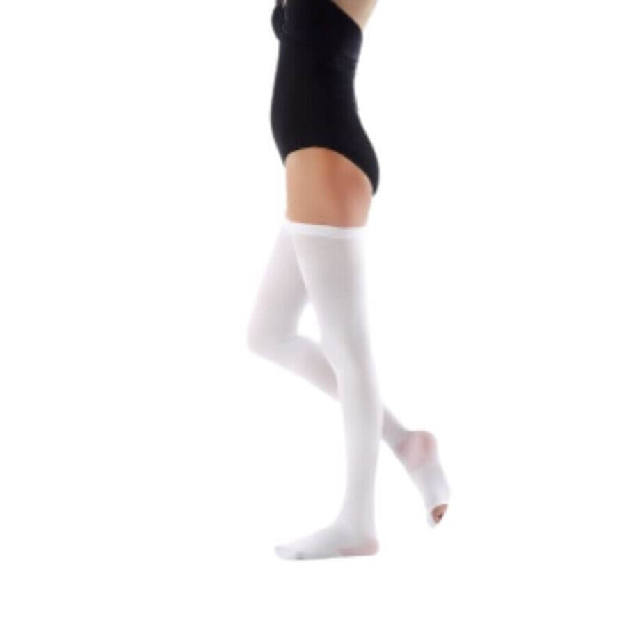 Rayat AG white thigh-high anti-embolism stockings size 3