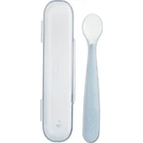 Chicco lingură moale din silicon, 6 luni+, gri
