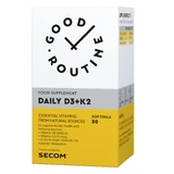 Secom Goed Routine Dagelijks D3+K2 30 softgels