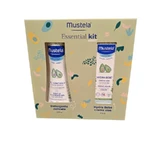 Mustela Essential Kit – Sanfte Reinigungsmilch, Hydra Bébé Gesichtscreme und Aufbewahrungskorb