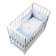 Italbaby Q.lletto baby re – pătuț din lemn – albastru deschis
