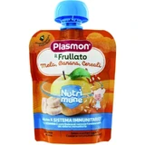 Plasmon Smoothie - En-cas aux pommes, à la banane et aux céréales, 85 g