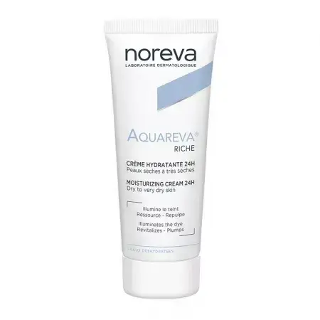 Noreva Aquareva Rich Texture Moisturising Cream 24H, 40 ml