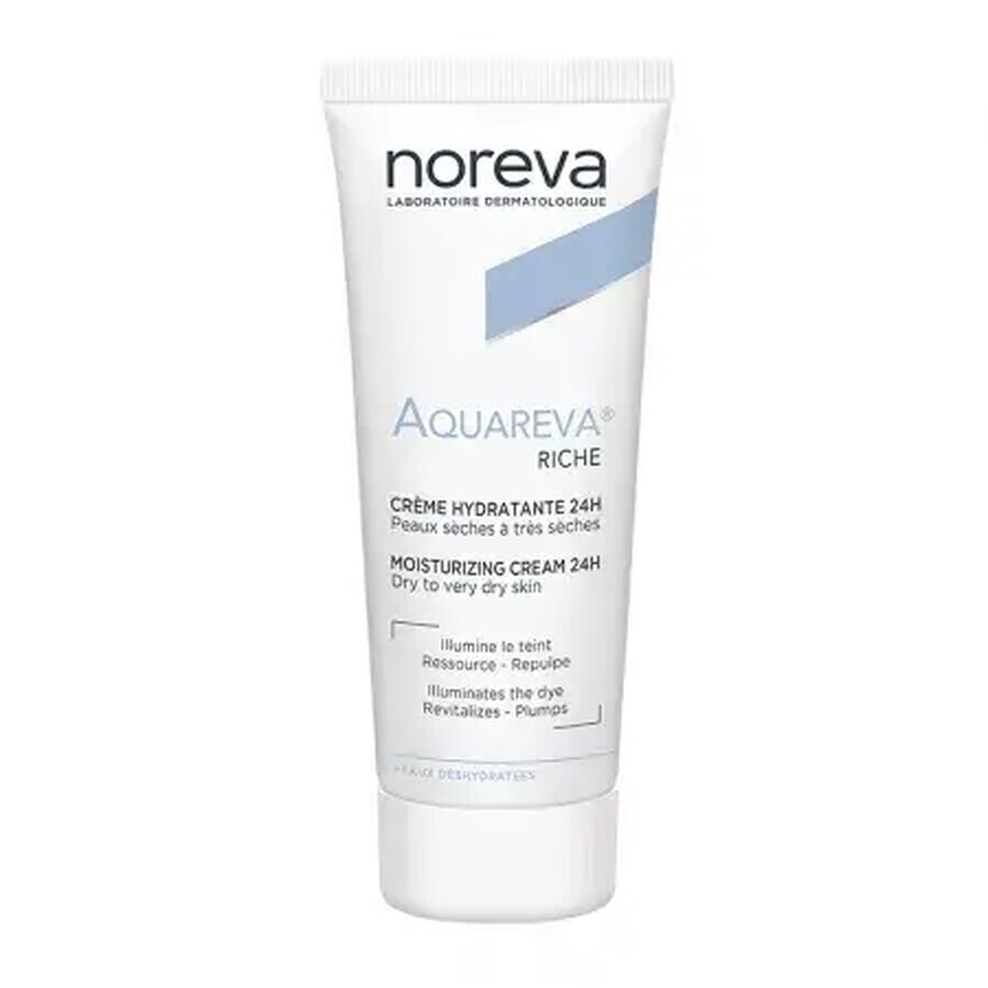 Noreva Aquareva Rich Texture Moisturising Cream 24H, 40 ml