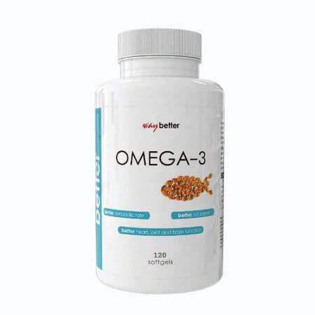 Besser Omega 3 1000mg, 120 cps, Viel besser