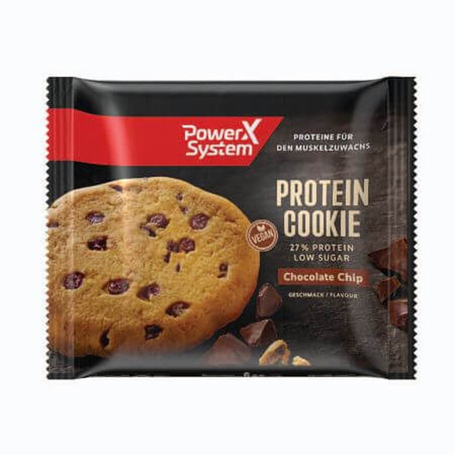 Proteic Cookie avec pépites de chocolat Proteic Cookie, 50g, Power System