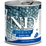 Farmina N&amp;d Ocean Adult Cod and Squid - Complete Food for Adult Dogs, 285 g