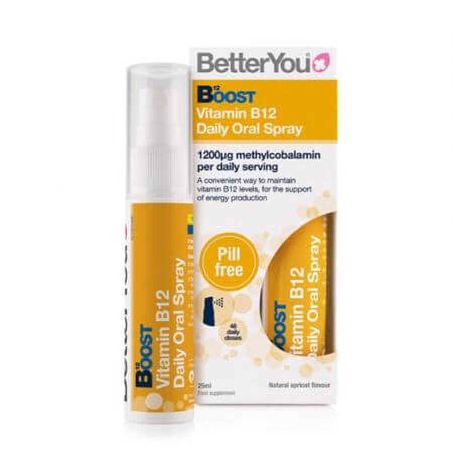 Boost B12 Spray orale, 25 ml, BetterYou