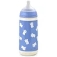 Suavinex Wild & Free - Biberon en plastique avec tétine en silicone, SX Pro, débit lent, anti-colique, à partir de 6 mois, bleu clair, 360 ml