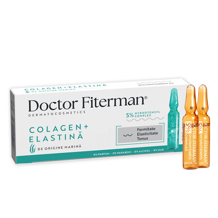 Collagene+Elastina, 10 fiale x 2 ml, Fiterman