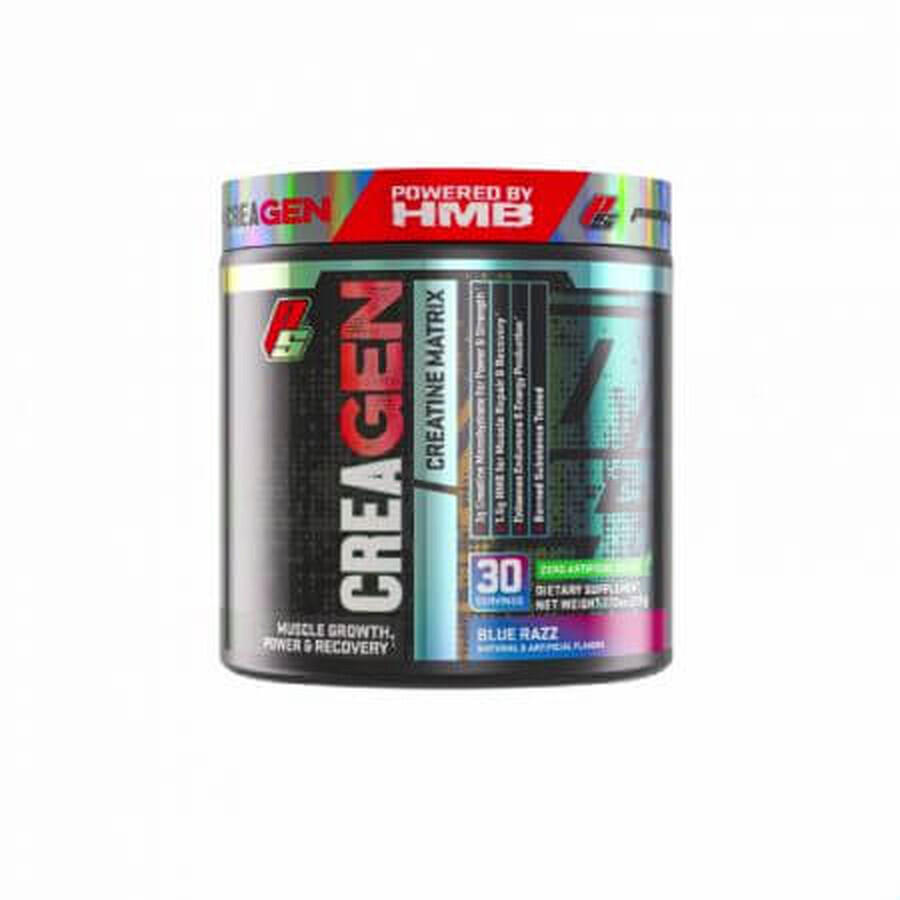 Creatine monohydrate Creagen, Blue Razz, 219 g, Prosupps