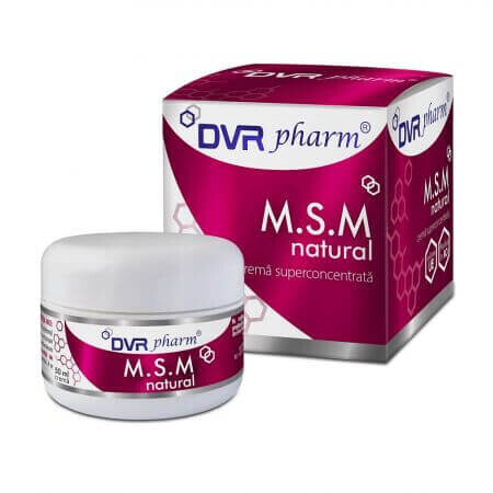 MSM Crème Naturelle, 50 ml, Dvr Pharm