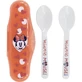 Stor Minnie – set de două linguri cu husă, pentru copii de peste 10 luni