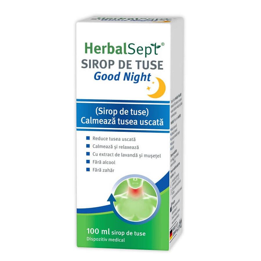 HerbalSept GOOD NIGHT Sirup, 100 ml, Theiss Naturwaren