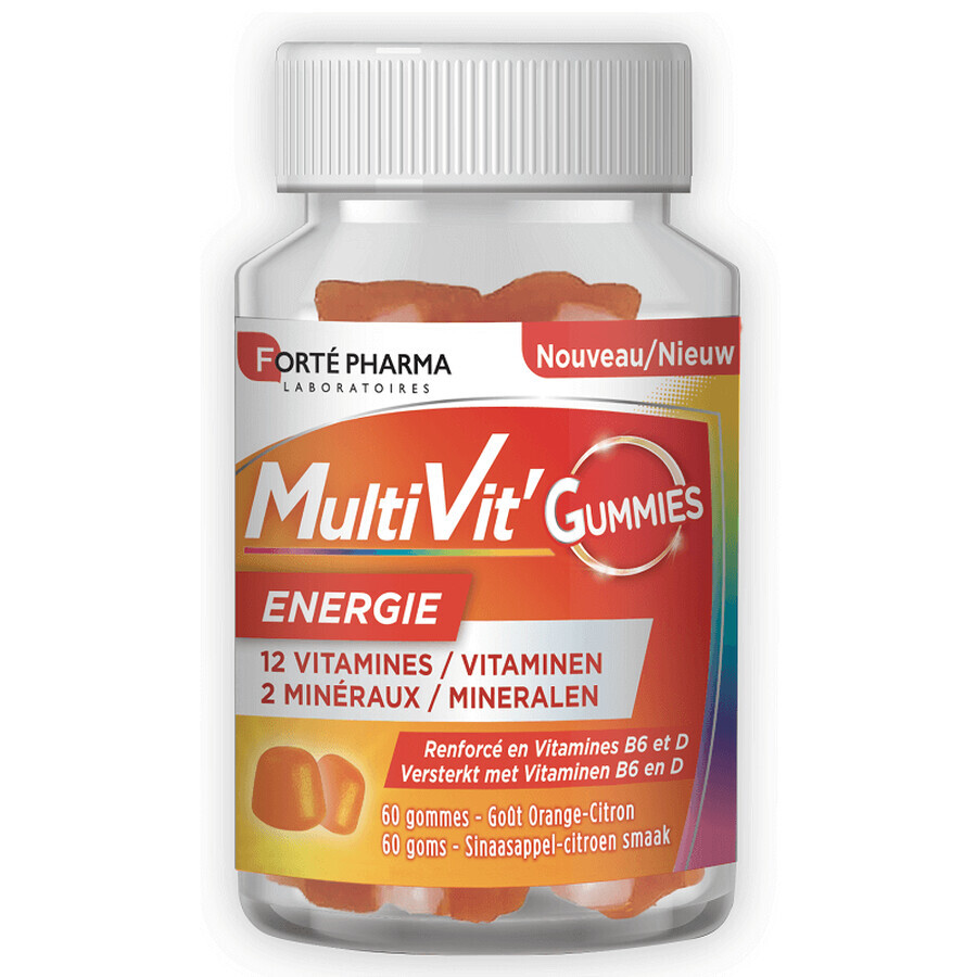 Multivit Energy, 60 gélules, Forte Pharma