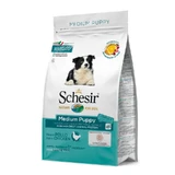 Schesir Medium Puppy mit Huhn – Alleinfuttermittel für mittelgroße Welpen sowie trächtige und säugende Hündinnen, 3 kg
