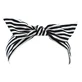 Bandeau Ib Fashion - Motif rayé noir et blanc