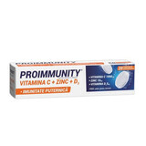 Proimmunity Vitamin C + Zink + D3, 20 Brausetabletten, Fiterman