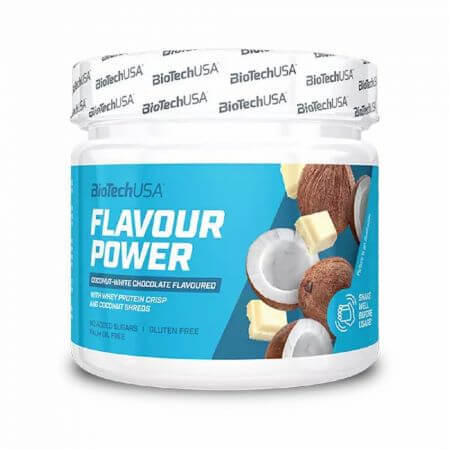 Flavour Power Powder, noix de coco-chocolat blanc, 160 g, BioTechUSA