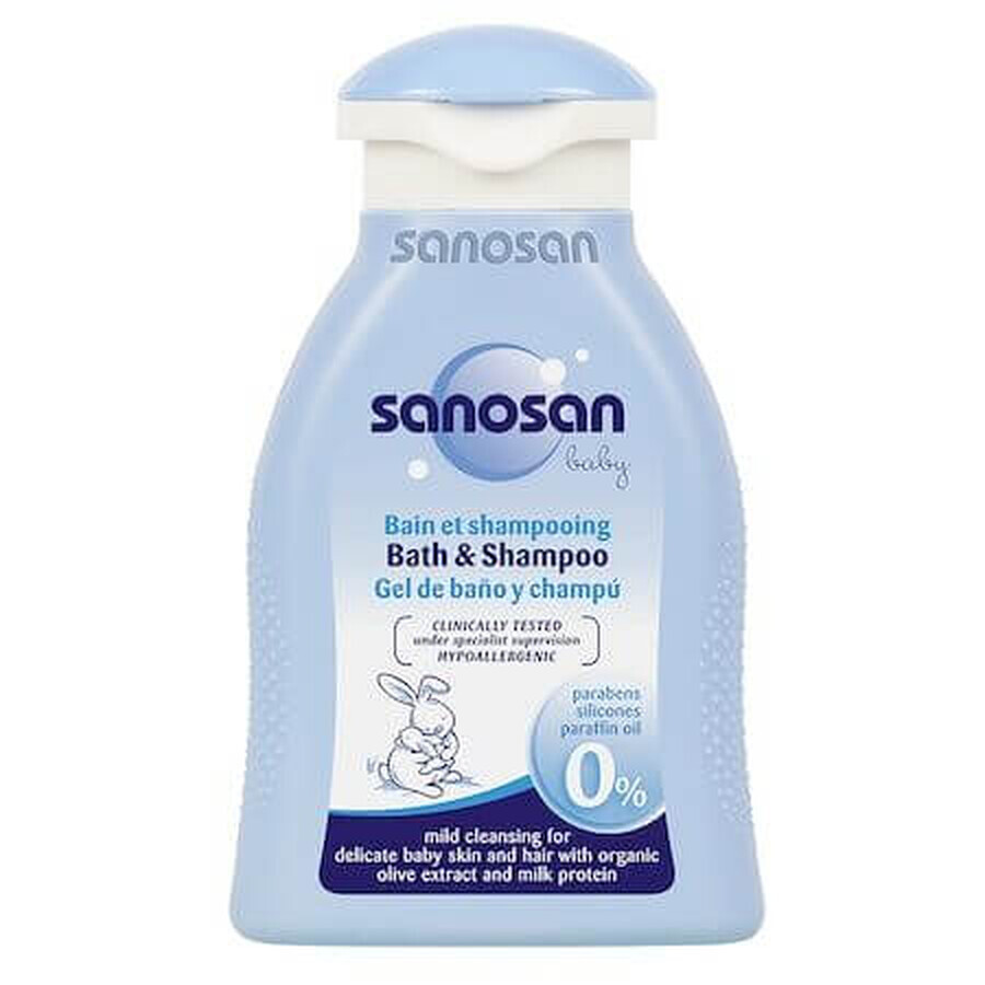 Bain shampoing pour enfants, 100 ml, Sanosan