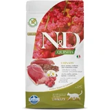 Farmina N&amp;d Quinoa Urinary Duck, Quinoa, Cranberry en Kamille – Compleet voer voor volwassen katten met urinewegproblemen, 1,5 kg