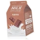 A’pieu Chocolate milk – mască de față hrănitoare, hidratantă și exfoliantă, 21 g
