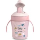 Suavinex my family learning cup +6m – cană evolutivă de 200 ml – roz