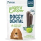 Edgard &amp;amp; Cooper Doggy Dental – baston dentar vegetal pentru câini de talie medie, cu aromă de măr și eucalipt, 175 g