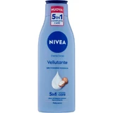Nivea Vellutante – cremă fluidă pentru corp, destinată tenului uscat, 250 ml