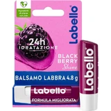 Labello Blackberry Shine - Tinted Lip Balm with Blackberry Scent, 5.5 ml
