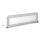 Jane Sponda letto basic – barieră de pat pliabilă și rabatabilă pentru copii, gri, 140 cm