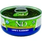 Farmina N&amp;amp;d Prime Lamb &amp; Blueberries – kompletna karma dla dorosłych kotów, 70 g